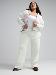 Yours Curve Grey Limited Comfort Staight Leg Joggers - Image 3 of 5