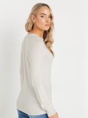 Long Tall Sally Pearl Button pletena jopa - Slika 3 iz 5