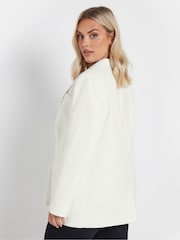 Yours Curve Natural Boucle Blazer - Image 7 of 9