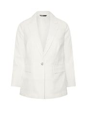 Yours Curve Natural Boucle Blazer - Image 9 of 9