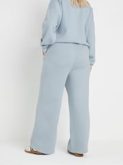 Yours Curve Blue Florida USA Wide Leg Joggers - Image 3 of 5
