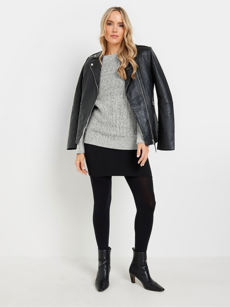 Long Tall Sally Grey Two Tone Jumper - Image 2 of 5
