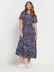 Long Tall Sally Blue Tie Waist Dress - Image 1 of 5