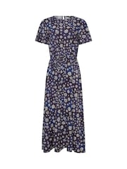 Long Tall Sally Blue Tie Waist Dress - Image 5 of 5