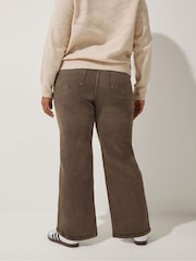 Yours Curve Brown Limited Straght Leg Jeans - Image 2 of 6