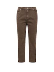 Yours Curve Brown Limited Straght Leg Jeans - Image 6 of 6