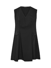 Yours Curve Black Limited Bengaline Dress - Image 5 of 5