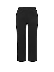 Yours Curve Black Limited Bengaline Wide Leg Trousers - Image 5 of 5