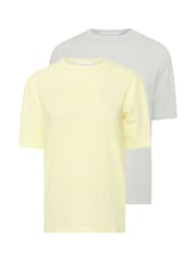 PixieGirl Petite Seam Detail Short Sleeve T-Shirts 2 Pack - Imagen 5 de 6