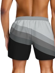 Nike Black Air Max 95 Colourblock 7 Inch Swim Shorts - Image 2 of 6