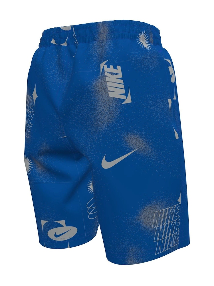 Nike Blue Brand Blast 7 Inch Swim Shorts - Image 3 of 3