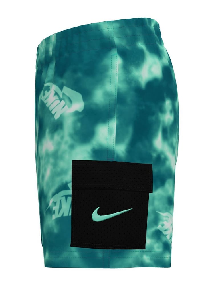 Hellblau - Nike Water Batik Volley Badeshorts, 4 Zoll - Bild 3 von 3