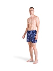 Nike Blue 5 Inch Multi Print 5 Inch Volley Swim Shorts - Image 2 of 6