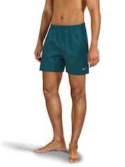 Nike Teal Green 5 Inch Essential Volley Swim Shorts - Image 2 of 4