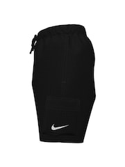 Черный - Пляжные шорты с карманами-карго Nike Voyage - 6 дюймов - Изображение 3 из 3