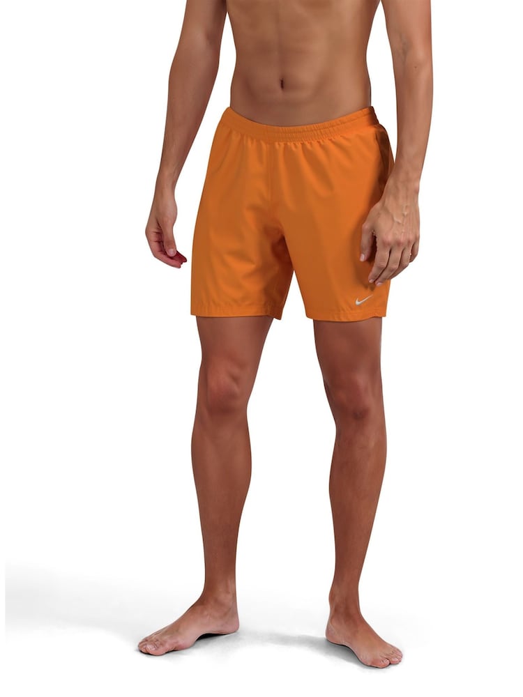 Nike Orange 7 Inch Essential Volley Swim Shorts - Image 2 of 6