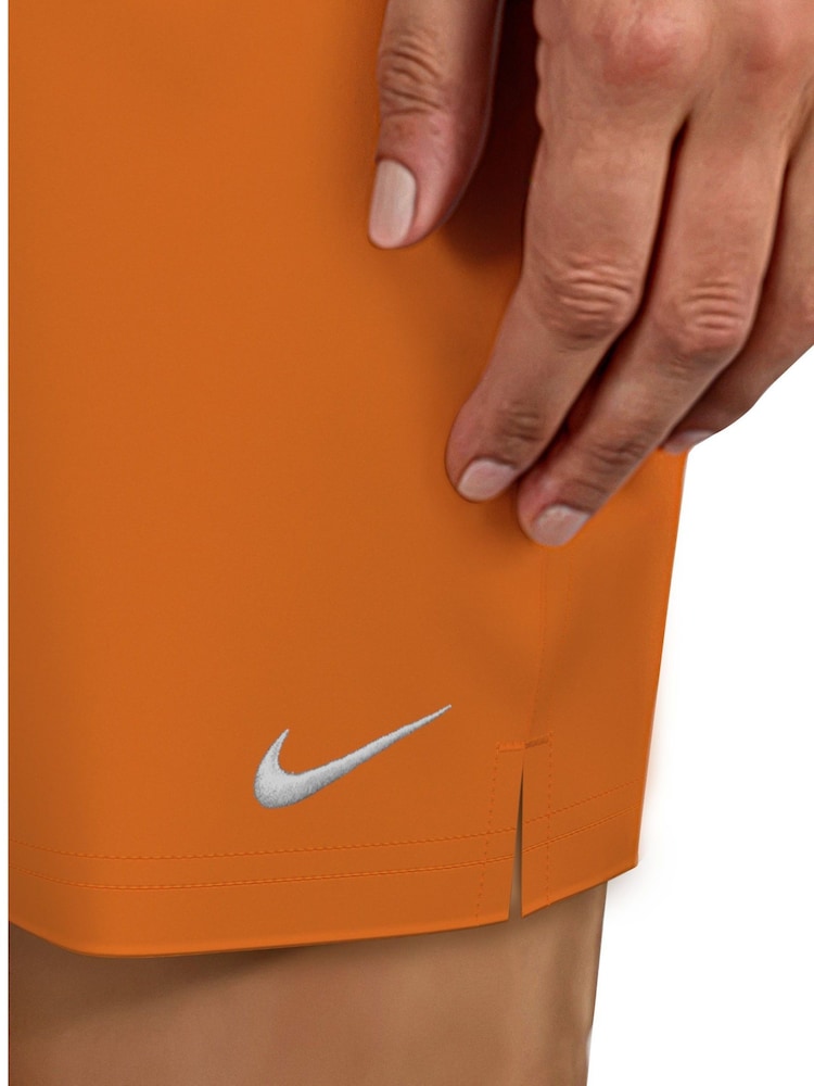 Nike Orange 7 Inch Essential Volley Swim Shorts - Image 6 of 6
