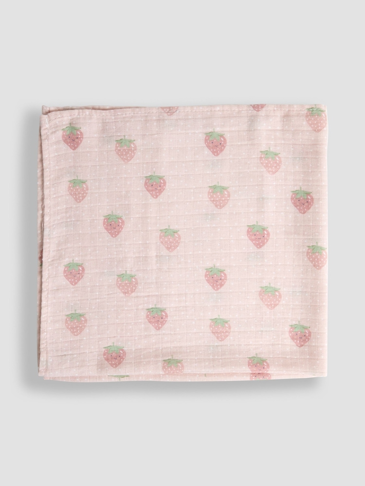 JoJo Maman Bébé 3-Pack Muslins - Image 4 of 4