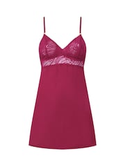 KBX Red Margot Satin Chemise - Image 5 of 5