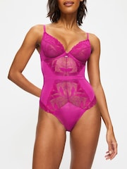 KBX Pink Harper Scalloped Lace Underwired Body - Image 1 of 7