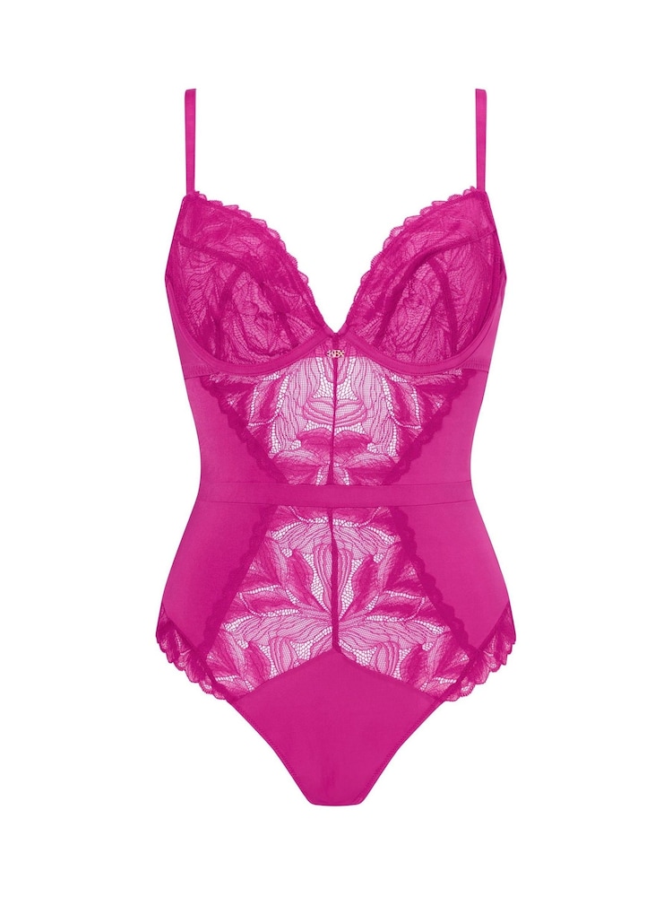 KBX Pink Harper Scalloped Lace Underwired Body - Image 7 of 7