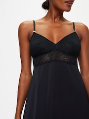 KBX Black Margot Satin Chemise - Image 3 of 5