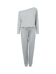 KBX Marie Slouch Off Shoulder Brushed Jumpsuit - Imagen 6 de 6
