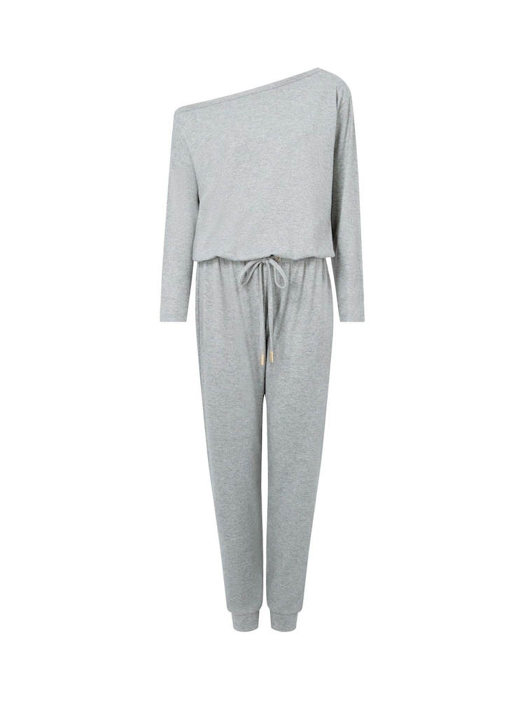 KBX Marie Slouch Off Shoulder Brushed Jumpsuit - Imagen 6 de 6