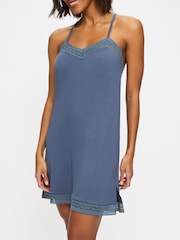 KBX Blue Ada Modal Nightie Chemise - Image 1 of 6