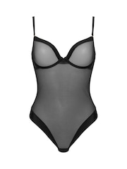KBX Black Zadie Mesh Underwired Body - Image 6 of 6
