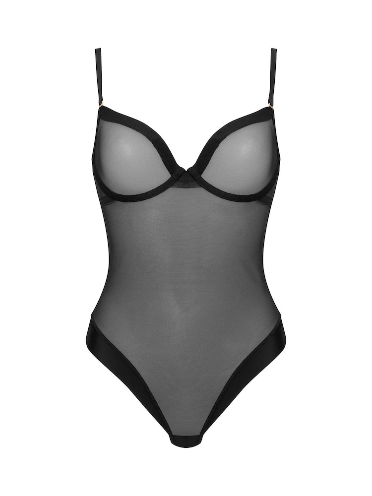 KBX Black Zadie Mesh Underwired Body - Image 6 of 6