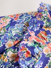 Laura Ashley French Navy Frill Coat - Image 10 of 11