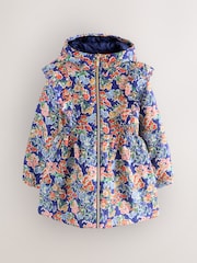 Laura Ashley French Navy Frill Coat - Image 6 of 11