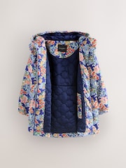 Laura Ashley French Navy Frill Coat - Image 7 of 11