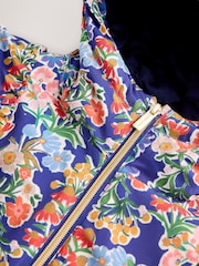 Laura Ashley French Navy Frill Coat - Image 9 of 11