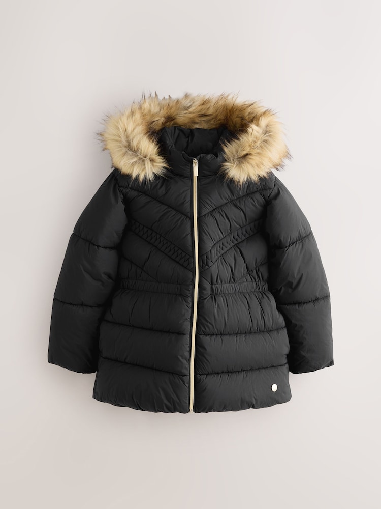 Laura Ashley Black Padded Jacket - Image 1 of 5