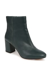 Jones Bootmaker Green Neptune Heeled Ankle Boots - Image 3 of 6