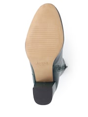Jones Bootmaker Green Neptune Heeled Ankle Boots - Image 6 of 6