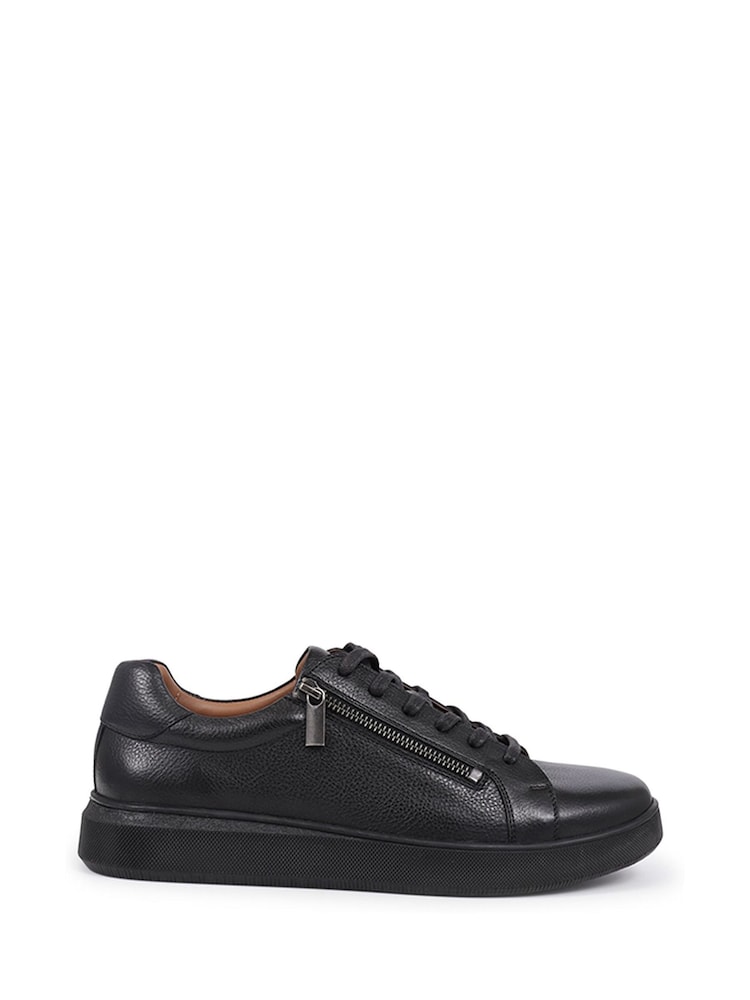 Jones Bootmaker Spenser Usnjene športne copate črne barve - Slika 1 iz 5 Jones Bootmaker Spenser Usnjene športne copate črne barve - Slika 1 iz 5