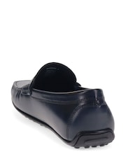 Jones Bootmaker Paterson Leather Moccasin Loafers - Image 3 of 5