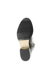 Jones Bootmaker Phoebe L Calf Leather Knee-High Black Boots - Image 5 of 5