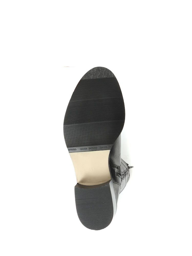 Jones Bootmaker Phoebe L Calf Leather Knee-High Black Boots - Image 5 of 5