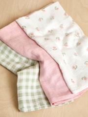 JoJo Maman Bébé 3-Pack Muslins - Imagen 1 de 5
