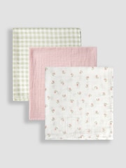 JoJo Maman Bébé 3-Pack Muslins - Imagen 3 de 5