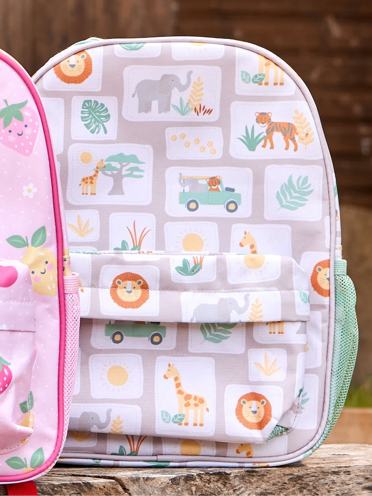 JoJo Maman Bébé Natural Safari Medium Backpack - Image 1 of 9 JoJo Maman Bébé Natural Safari Medium Backpack - Image 1 of 9