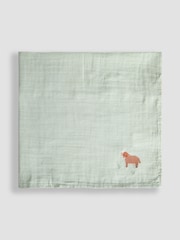 JoJo Maman Bébé 5-Pack Embroidered Muslins - Image 5 of 5