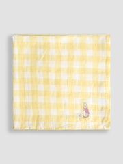 JoJo Maman Bébé 5-Pack Flopsy Bunny Embroidered Muslins - Image 4 of 5