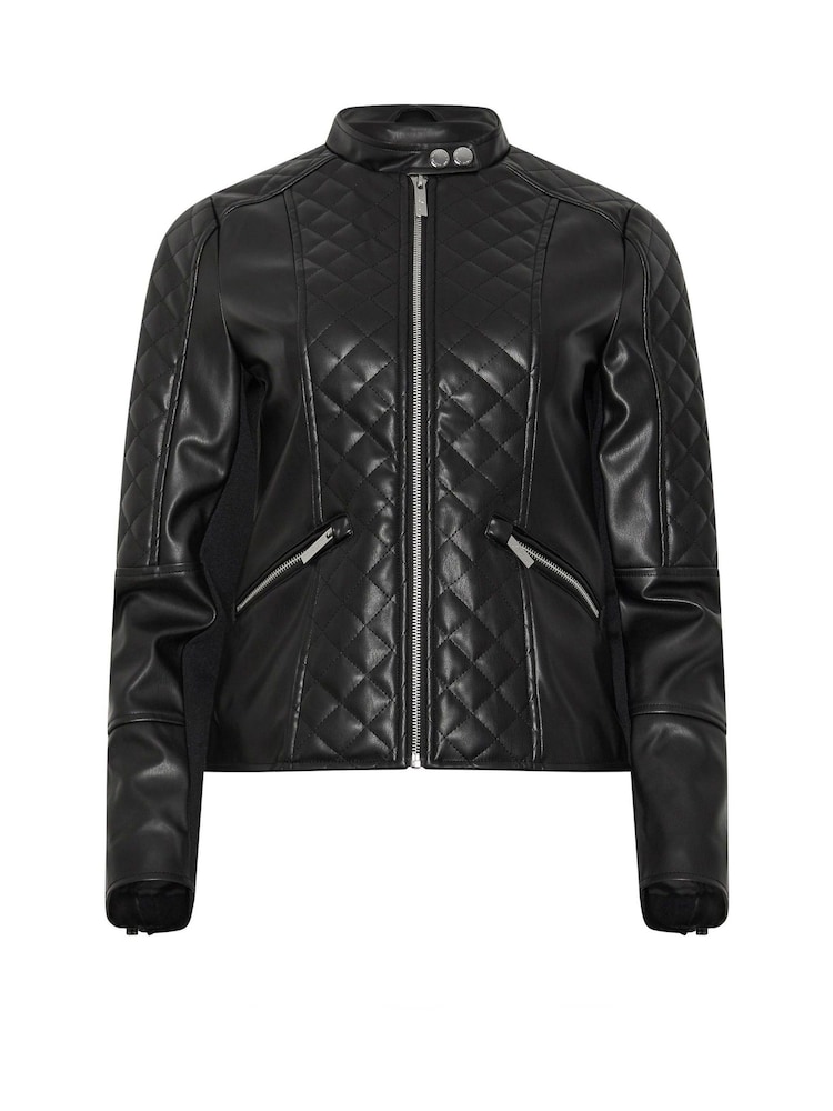Star by Julien MacDonald PU Front Zip Jacket - Imagen 6 de 6