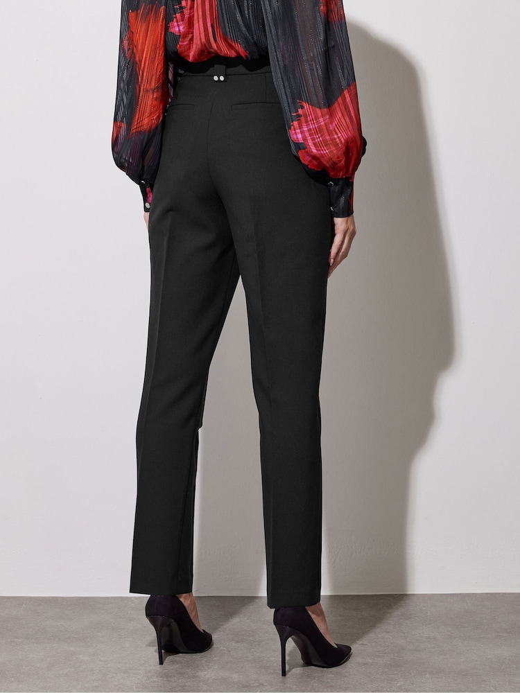 Star by Julien MacDonald Black Zip Detail Tapered Trousers - Image 3 of 6
