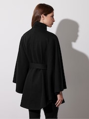 Star by Julien MacDonald Black Detail Military Cape Poncho - Image 3 of 5